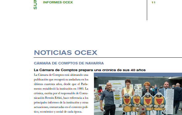 Los OCEX publican el número 39 de su boletín informativo