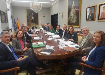 Asistentes, ayer, a la reunión de la Comisión de Coordinación en el ámbito local del Tribunal de Cuentas y los OCEX.