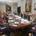 Asistentes, ayer, a la reunión de la Comisión de Coordinación en el ámbito local del Tribunal de Cuentas y los OCEX.