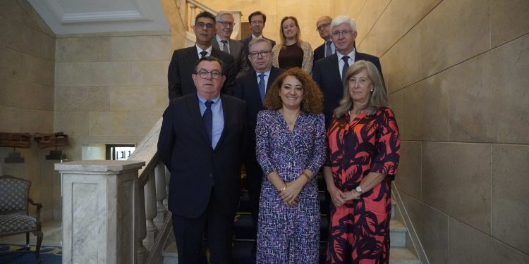 Asistentes a la Comisión de coordinación para el impulso de la administración electrónica