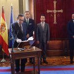 Manuel Fueyo Bros toma posesión del cargo de síndico de la Sindicatura de Cuentas del Principado de Asturias, en la Junta General del Principado de Asturias.