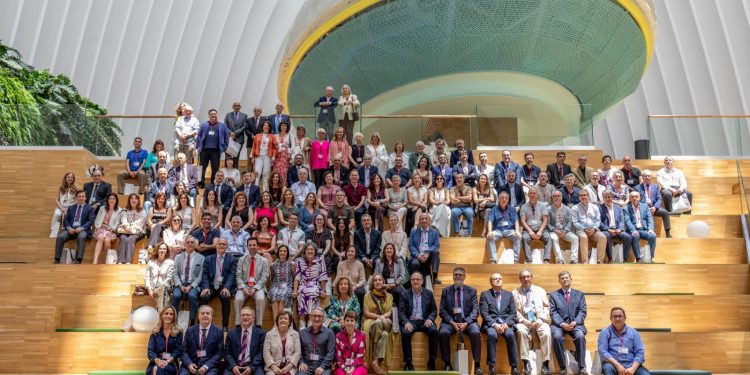 Asistentes a los actos del 40º aniversario de la Sindicatura de Comptes de la Comunitat Valenciana.