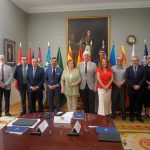 20250701_ReuniónTCUOCEXMadrid (1) Asistentes a la reunión de la Comisión de Coordinación de presidencias del Tribunal de Cuentas y los OCEX, en Madrid.