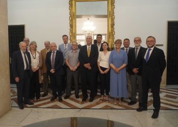 Asistentes a la reunión de la Comisión de Coordinación en el ámbito autonómico del Tribunal de Cuentas y los OCEX, celebrada en Madrid.